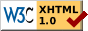 xHTML 1.0 Transitional Validé